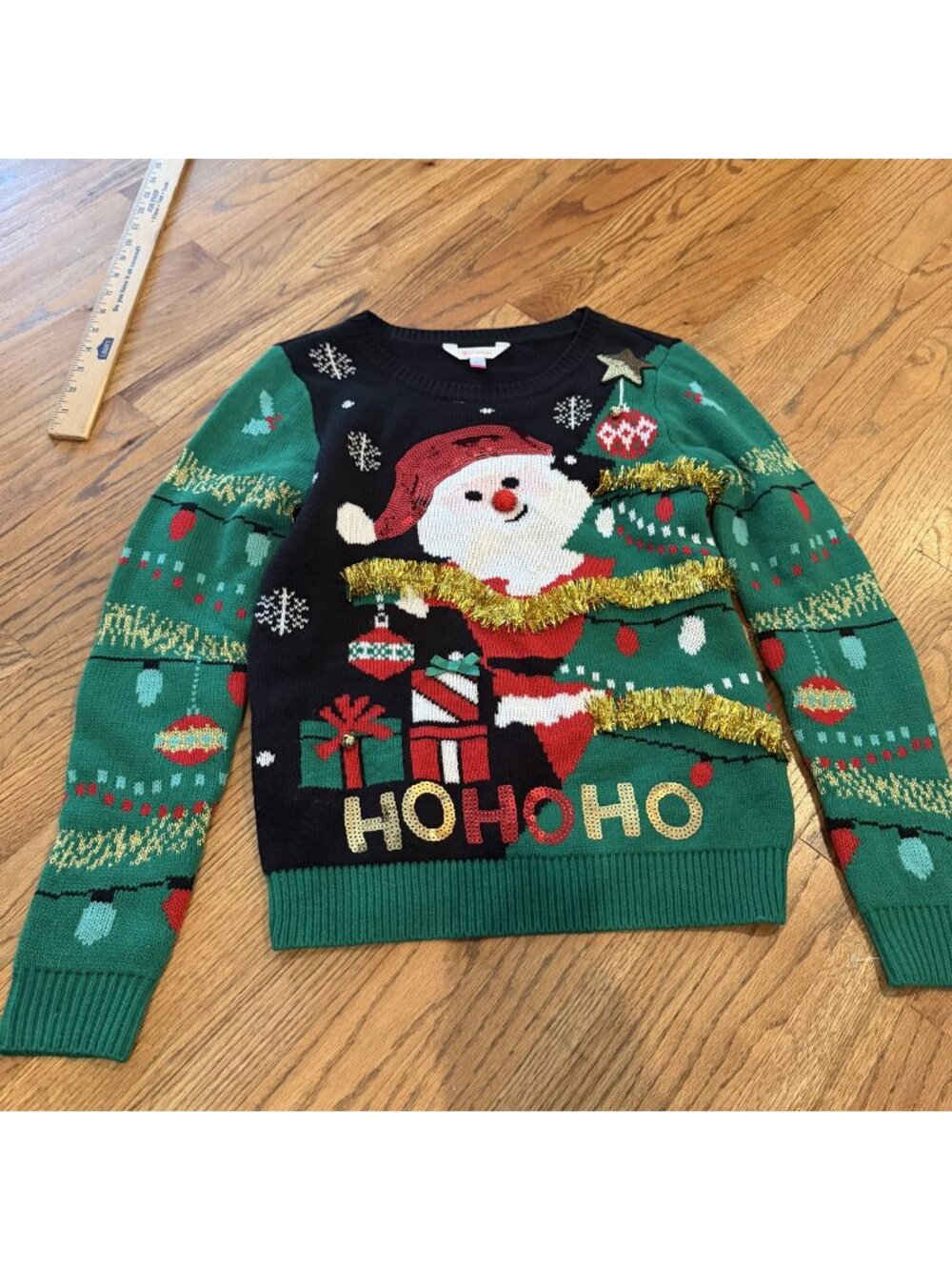 NOBO No Boundaries Womens Small 3-5 Ugly Christmas Sweater